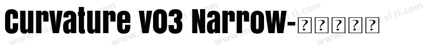 Curvature v03 Narrow字体转换